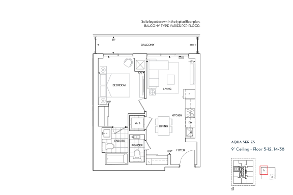 Suite A-559 floorplan