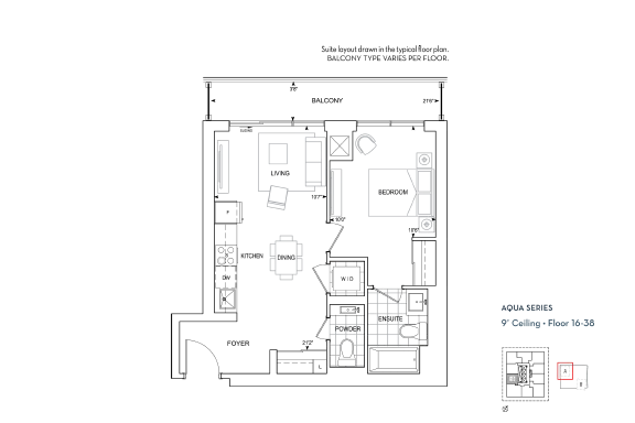 Suite A-574 floorplan
