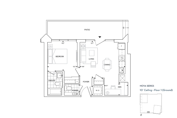 Suite B-552 floorplan