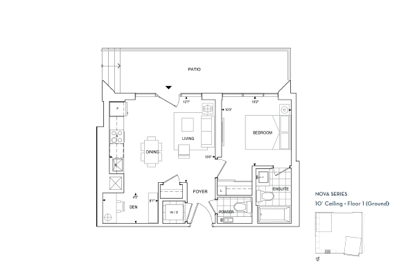 Suite B-565 floorplan