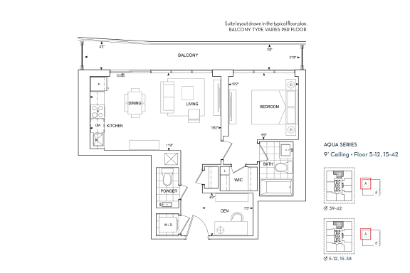 Suite B-635 floorplan