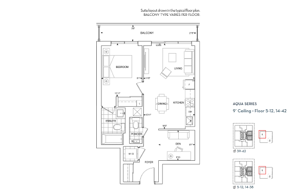 Suite B-637 floorplan