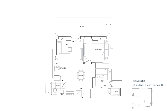 Suite B-664 floorplan
