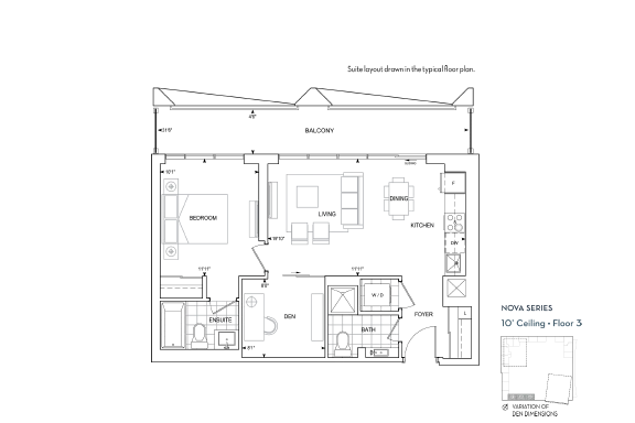 Suite B-686 floorplan