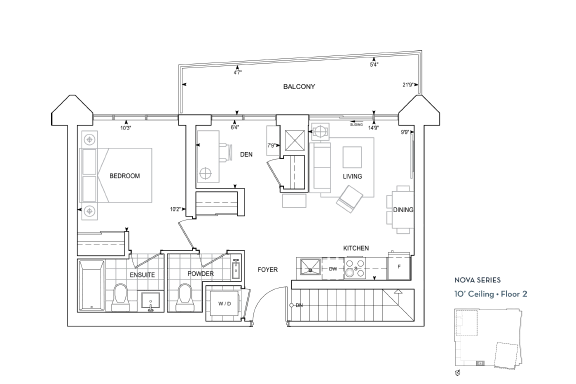 Suite B-703 floorplan