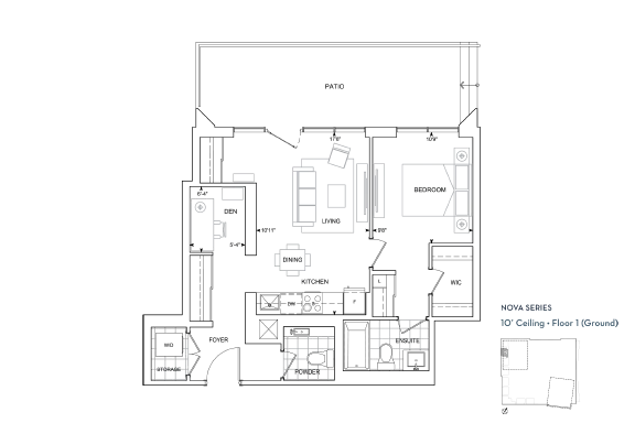 Suite B-705 floorplan