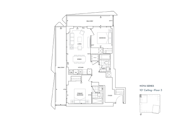 Suite C-790 floorplan
