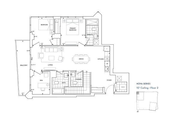 Suite D-1172 floorplan