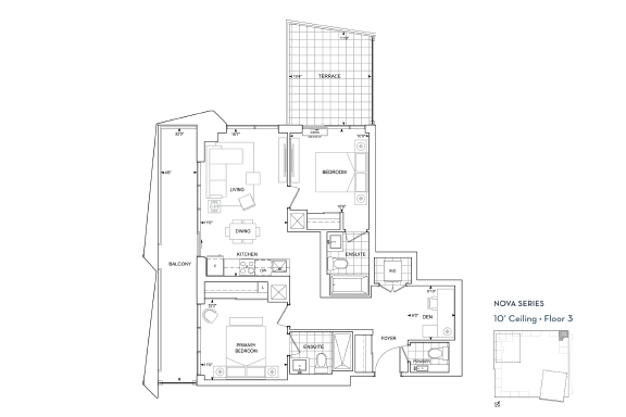 Suite D-884 floorplan