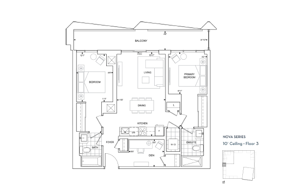 Suite D-916 floorplan