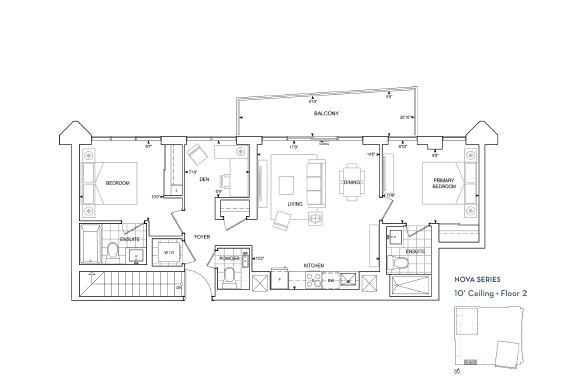 Suite D-991 floorplan