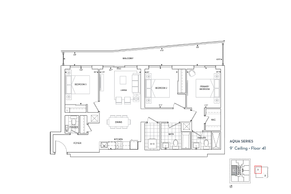 Suite E-1131BF floorplan